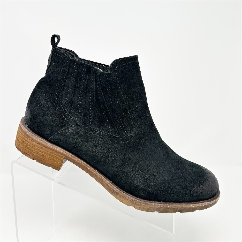 SOFFT Bellis III Womens Chelsea Ankle Boots Black Low Block Heel Slip On Size 11